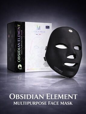 Latoua Mille Obsidian Element Face Mask Device Cordless LED Therapy NIB